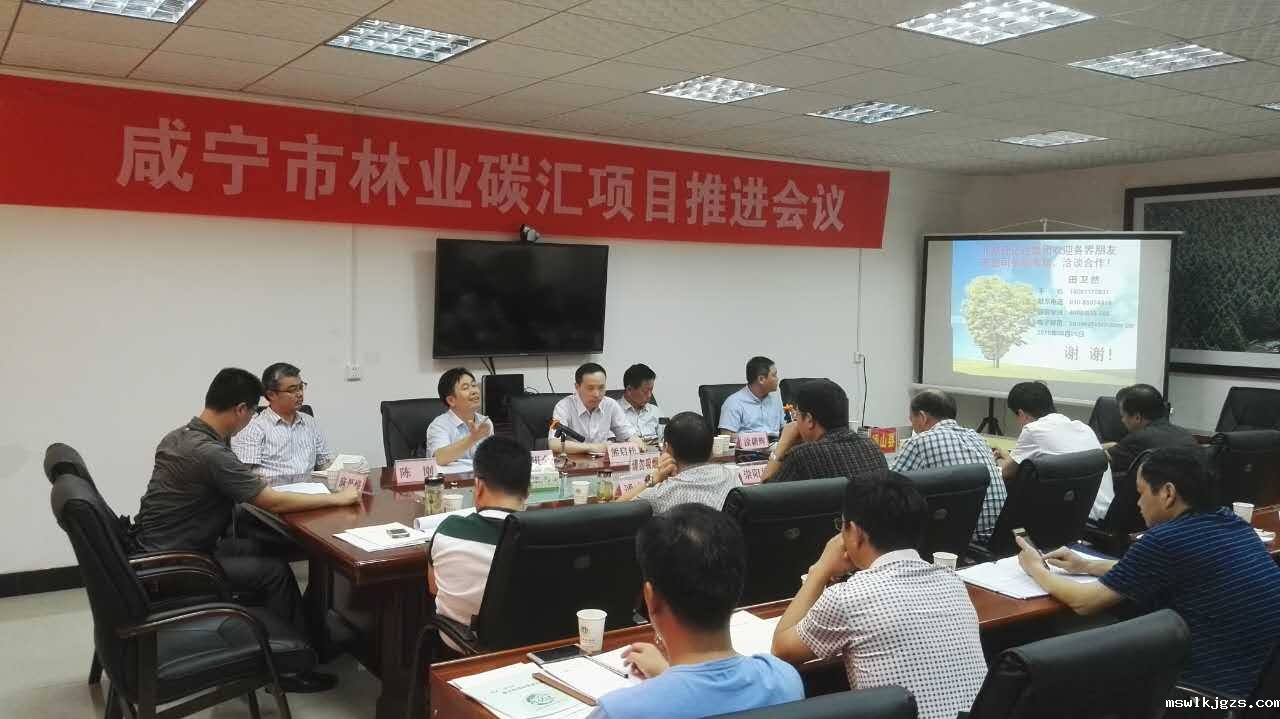 点点官网taptapapp下载831999层应邀参加湖北省咸宁市林业碳汇项目推进会议并发表演讲