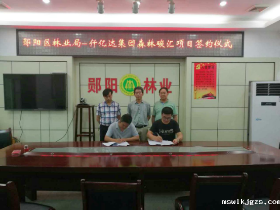 taptap点点官方网与郧阳林业局签约现场
