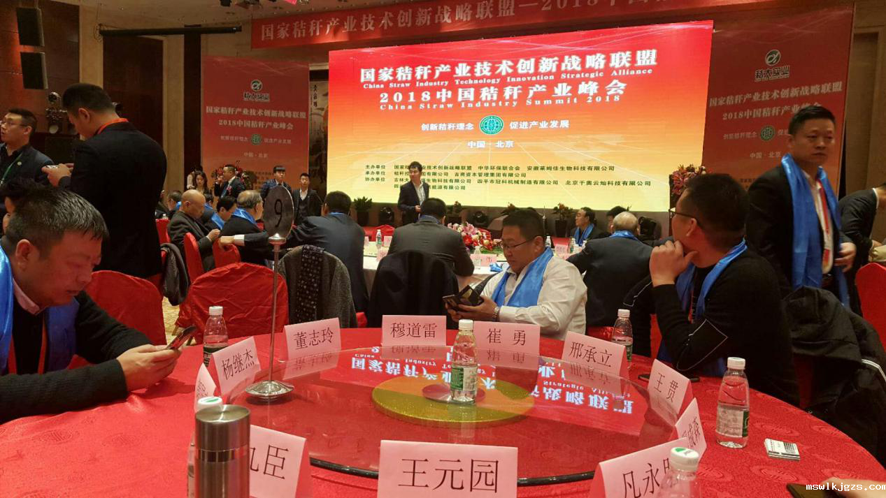 taptap点点官方网受邀参加2018中国秸秆产业战略峰会
