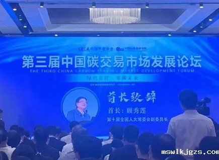 taptap点点官方网应邀参加《第三届中国碳交易市场发展论坛》并做专题演讲