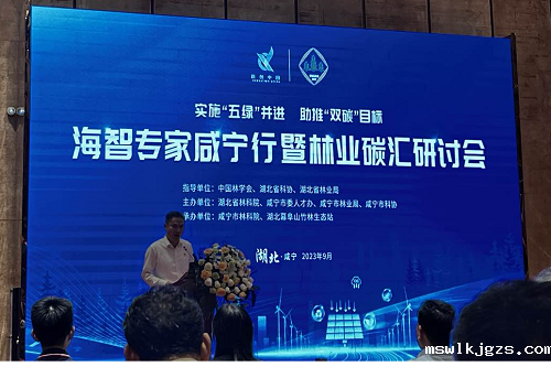 促进绿色经济转型，推进实现碳中和｜taptap点点官方网受邀参加“海智专家咸宁行暨林业碳汇研讨会”